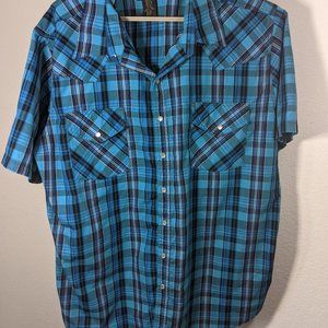 High Noon Mens XLG Western Shirt